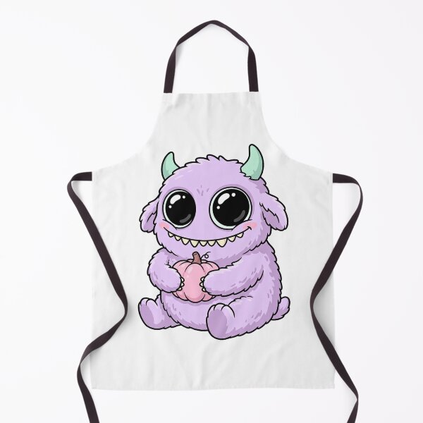 Item preview, Pastel Spooky Plush Monster With Pink Pumpkin designed and sold by The Mellonaire.