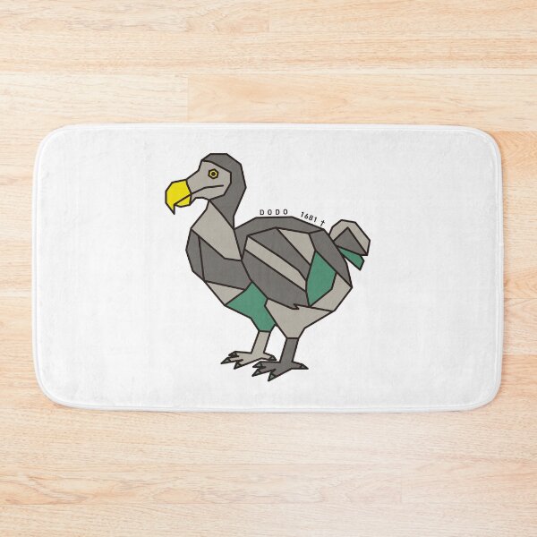 Item preview, Geometric Dodo Bird - Sea Green Accent designed and sold by AnimalsKnowAll.