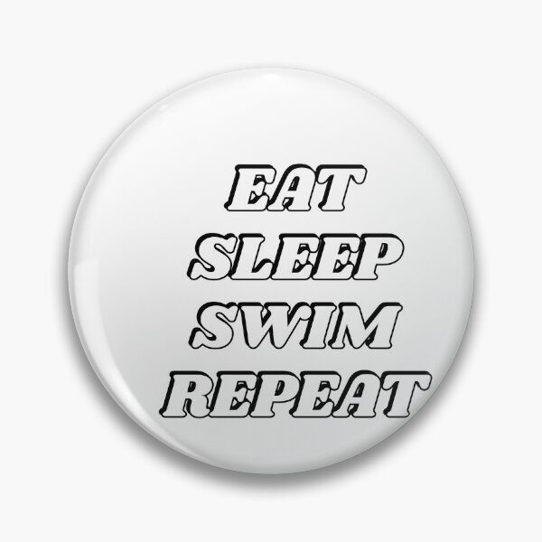 Artikelvorschau, Lustige Geschenkideen für Schwimmer – Essen, Schlafen, Schwimmen, Wiederholen entworfen und verkauft von Inspirationmotivation.