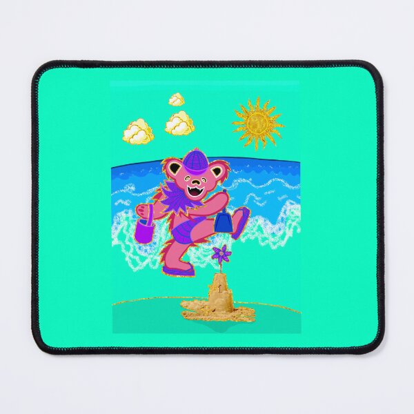 Item preview, Psychedelic dancing bear on the beach designed and sold by Maruly.