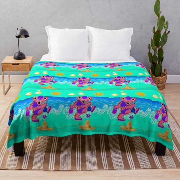 Item preview, Psychedelic dancing bear on the beach designed and sold by Maruly.