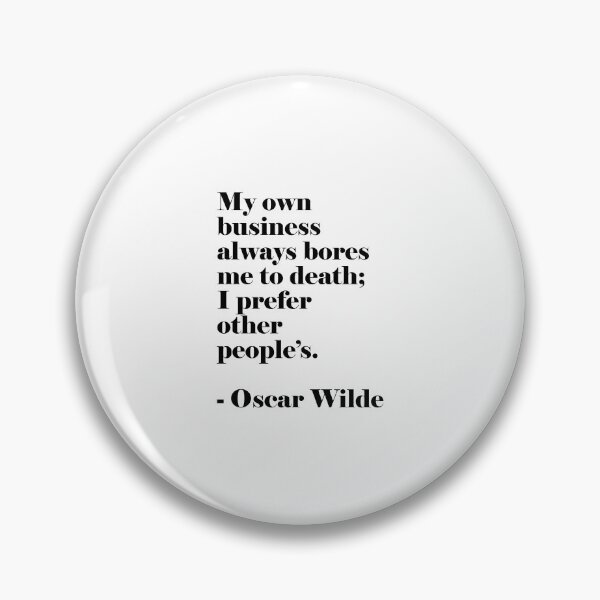 Item preview, Oscar Wilde Funny Quotes   designed and sold by Inspirationmotivation.