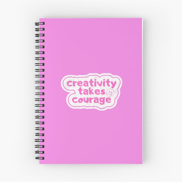 Item preview, Creativity Takes Courage Pink Sticker designed and sold by couragecriativa.