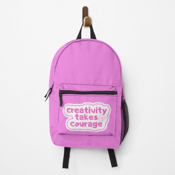 Item preview, Creativity Takes Courage Pink Sticker designed and sold by couragecriativa.