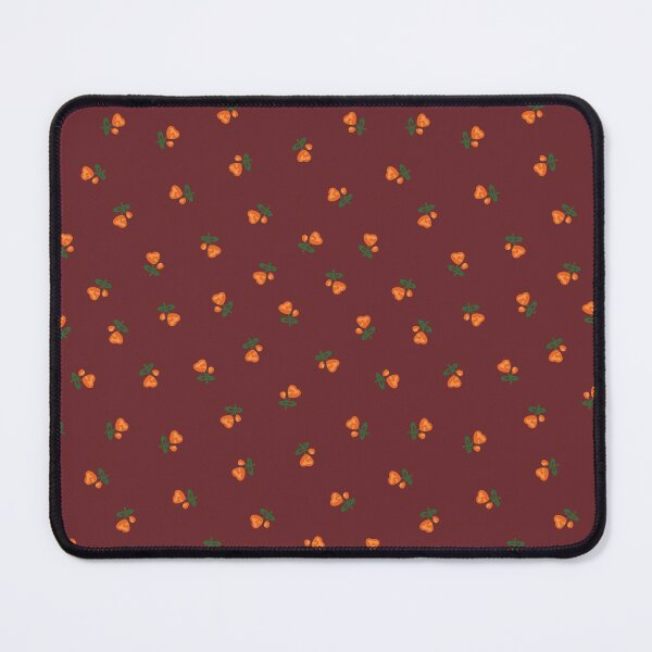 Item preview, Vintage Peach Heart Blossom Floral in Maroon designed and sold by YesterdayColl.