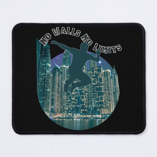 Item preview, No Walls No Limits Parkour Night Jump Extreme Sport designed and sold by Szpaku desart .