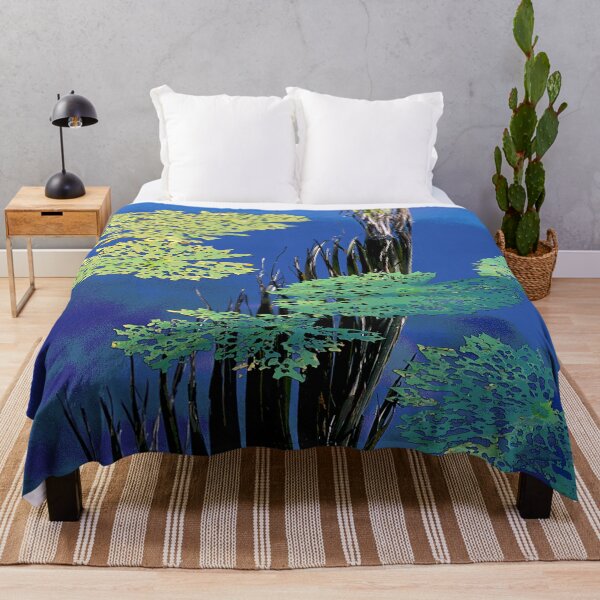 Item preview, Palm Leaves And Frond Floating In Teal Waters designed and sold by DEC02.