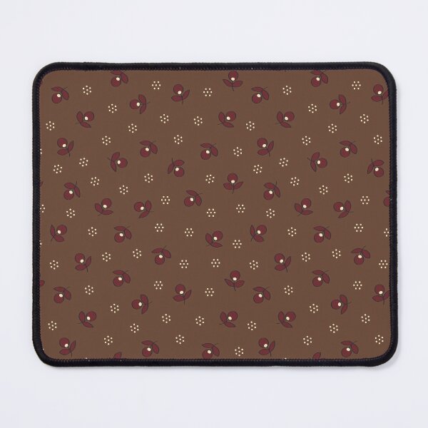 Item preview, Vintage Ditsy Round Floral in Brown designed and sold by YesterdayColl.