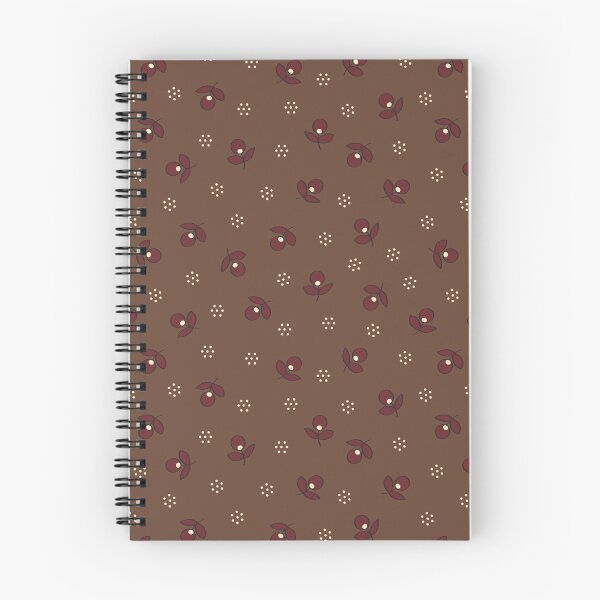 Item preview, Vintage Ditsy Round Floral in Brown designed and sold by YesterdayColl.
