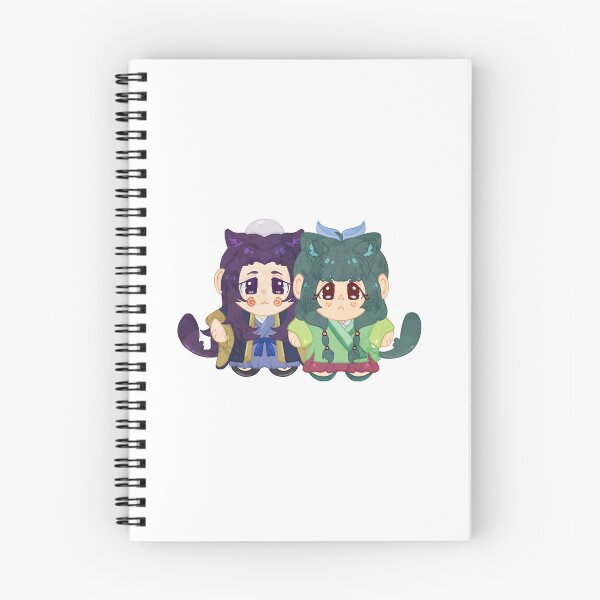 Item preview, Chibi Kitty Jinshi and Maomao The Apothecary Diaries designed and sold by fawnsandstars.