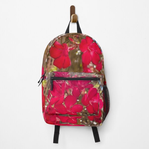 Item preview, Radiant Crimson Red Oleander Blossom Shrub designed and sold by BalkanBloomArt.