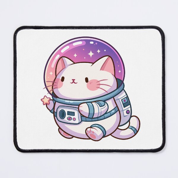 Item preview, Kawaii astronaut cat in space designed and sold by Artdavesalzburg.