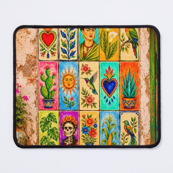 Item preview, Frida-Themed Tiled Walll designed and sold by reggiemercedes.