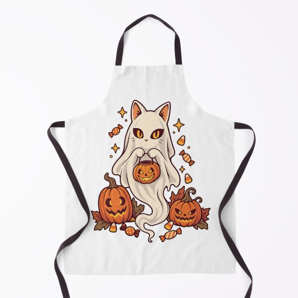 Item preview, Autumn Ghost Cat designed and sold by LuveraxArt.