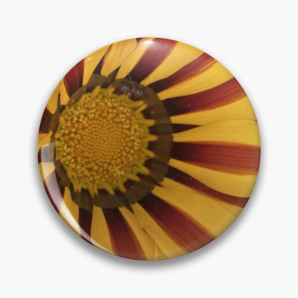 Item preview, Bold Yellow and Orange Striped Gazania Flower Cutout designed and sold by BalkanBloomArt.