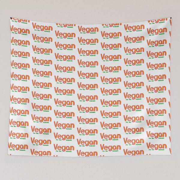 Item preview, Vegan for the animals  designed and sold by Zerozombiegirl.