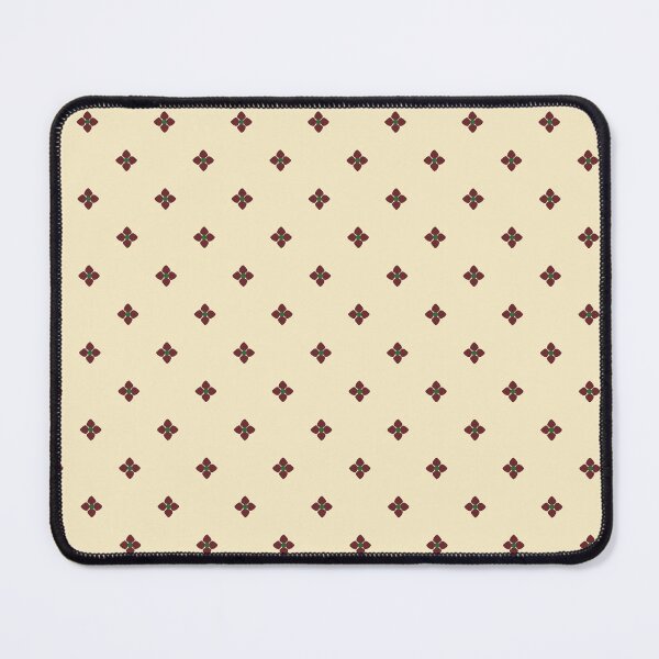 Item preview, Cottagecore Farmhouse Ditsy Diamond Floral in Cream + Maroon designed and sold by YesterdayColl.