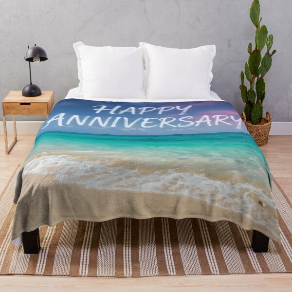 Item preview, Happy Anniversary – Tropical Beach Romance designed and sold by Nomad-Maynard.