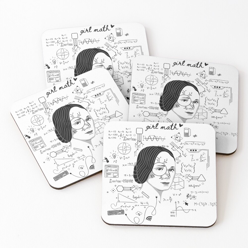 Item preview, Coasters (Set of 4) designed and sold by Library-Of-Em.