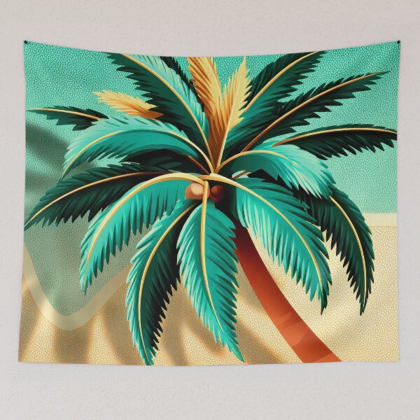 Item preview, Palm Tree Tropical Island Vacation Forever Summer Art designed and sold by DEC02.