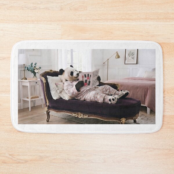Item preview, Cozy Panda Reading in Bed designed and sold by AfresStudio.