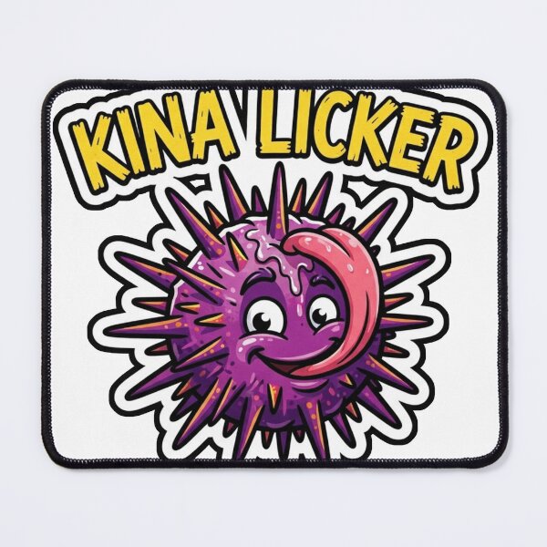 Item preview, Kina Licker - Quirky Animated Sea Urchin designed and sold by kiwiartyfarty.
