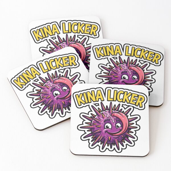 Item preview, Kina Licker - Quirky Animated Sea Urchin designed and sold by kiwiartyfarty.