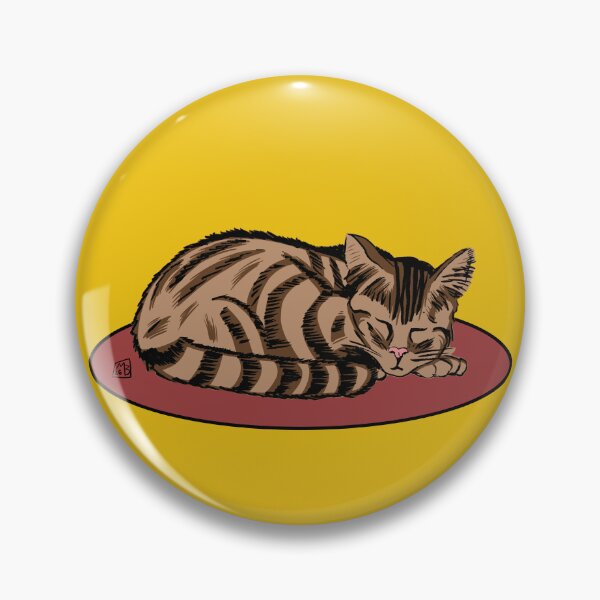 Item preview, Sleeping Tabby Cat designed and sold by blacksnowcomics.