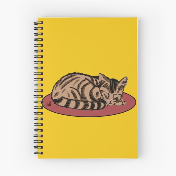 Item preview, Sleeping Tabby Cat designed and sold by blacksnowcomics.