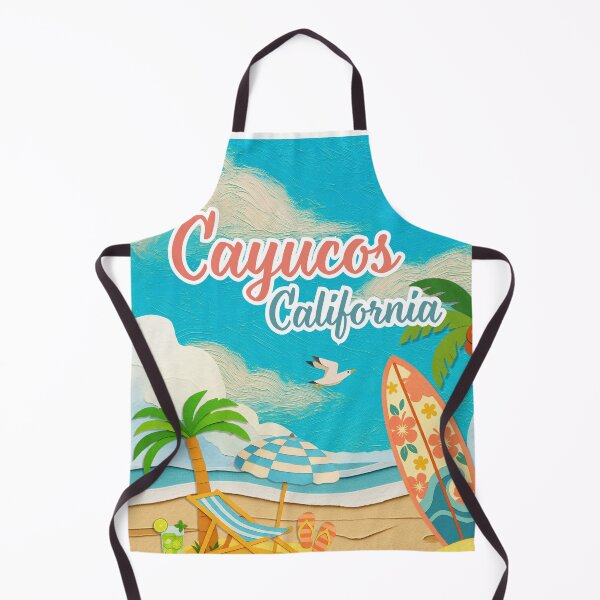 Item preview, Cayucos California Beach Scene - Papercraft Surf Art Souvenir designed and sold by DonnaRaine.