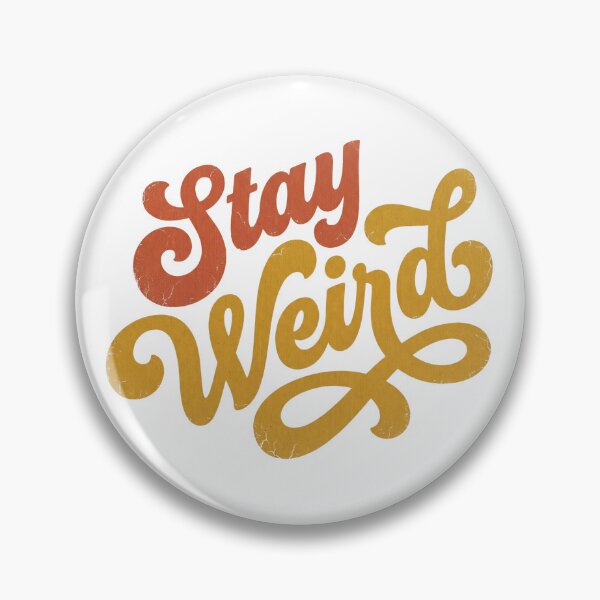 Item preview, Stay Weird Retro Groovy Typography – Vintage 70s Quote designed and sold by yodaddydesigns.