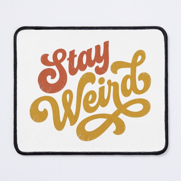 Item preview, Stay Weird Retro Groovy Typography – Vintage 70s Quote designed and sold by yodaddydesigns.