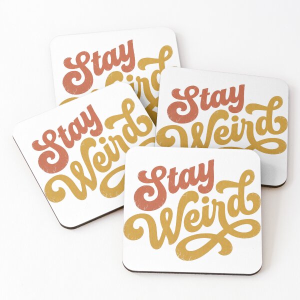 Item preview, Stay Weird Retro Groovy Typography – Vintage 70s Quote designed and sold by yodaddydesigns.