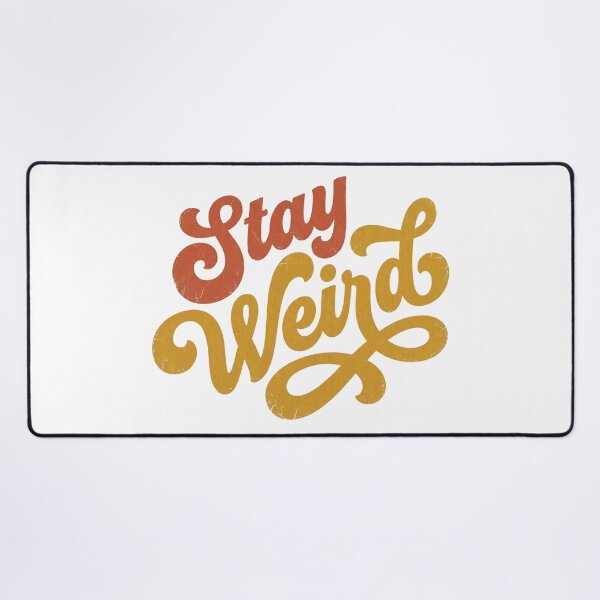 Item preview, Stay Weird Retro Groovy Typography – Vintage 70s Quote designed and sold by yodaddydesigns.