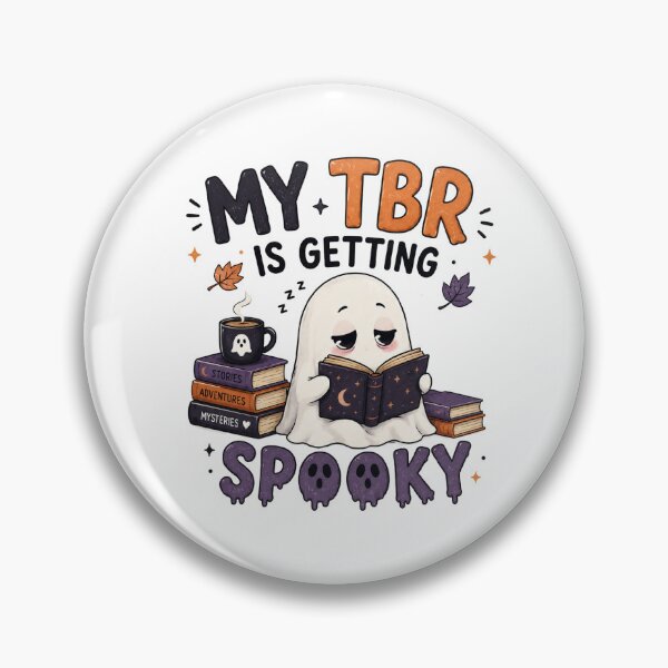 Item preview, My TBR Is Getting Spooky – Funny Book Lover Ghost Halloween Shirt designed and sold by youcefben48.