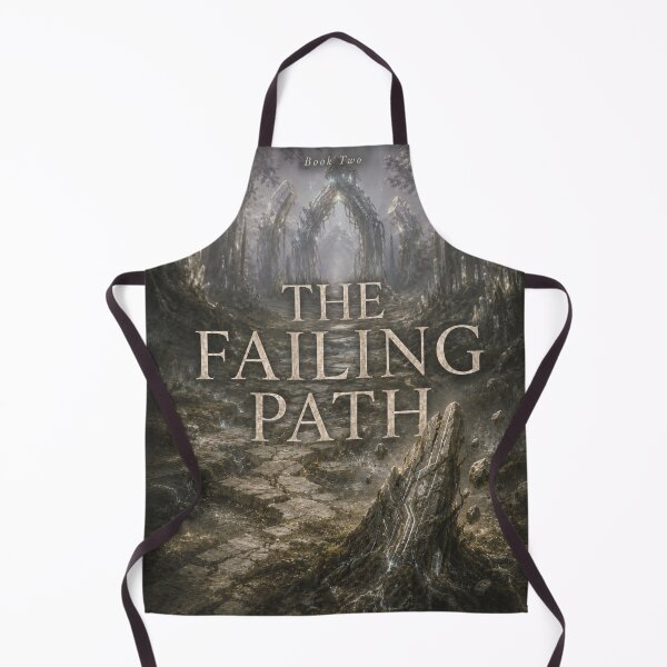 Item preview, The Failing Path Book Cover | Mythic Sci-Fi Fantasy Crystal Forest Art designed and sold by Element Horizon Studio.
