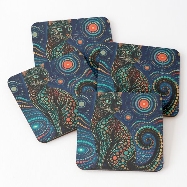 Item preview, Cosmic Cat-itude designed and sold by FloramoonArt.