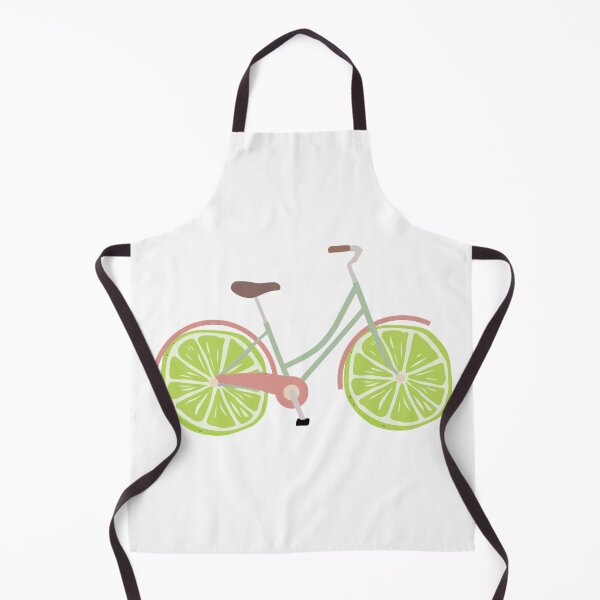 Item preview, Lime Bicycle Wall Art, Citrus Bike Print, Whimsical Cycling Decor, Retro Illustration designed and sold by RickE.