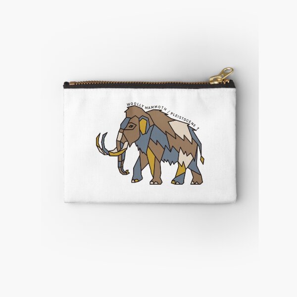 Item preview, Geometric Woolly Mammoth - Mustard & Grey Accents designed and sold by AnimalsKnowAll.