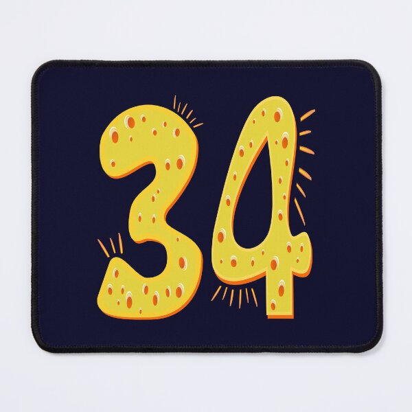 Item preview, NUMBER 34 designed and sold by minimalartstory.