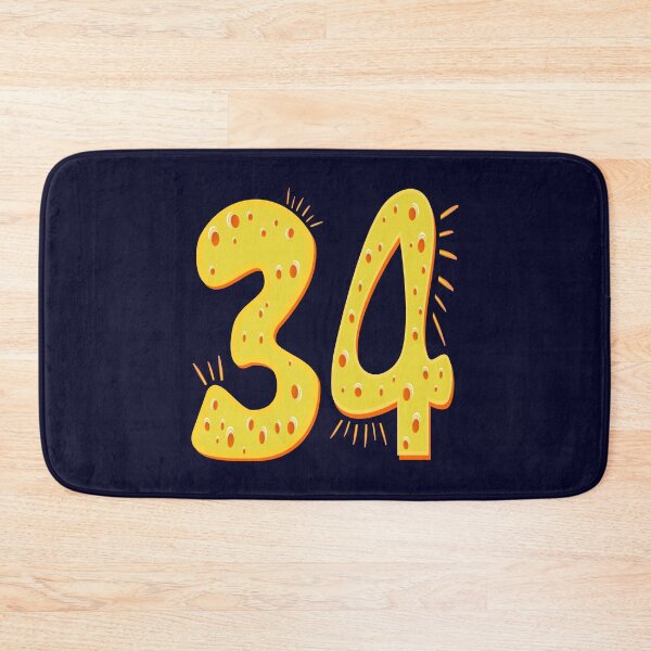Item preview, NUMBER 34 designed and sold by minimalartstory.