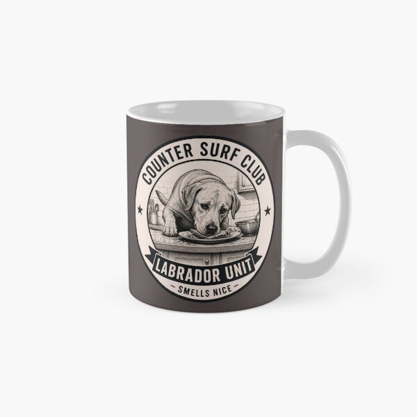 Item preview, Counter Surf Club - Labrador Unit - Smells Nice/Funny Labrador Dog Badge Logo  designed and sold by Halejo68.