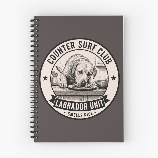 Item preview, Counter Surf Club - Labrador Unit - Smells Nice/Funny Labrador Dog Badge Logo  designed and sold by Halejo68.