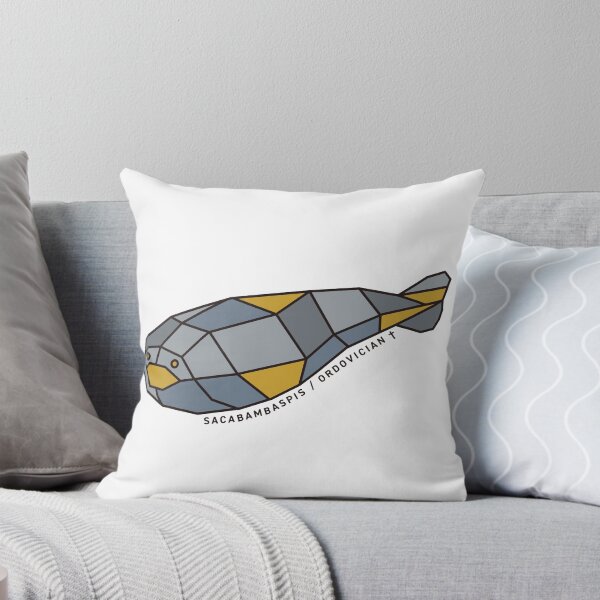 Item preview, Geometric Sacabambaspis - Mustard & Grey Accents designed and sold by AnimalsKnowAll.