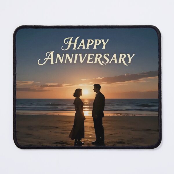 Item preview, Happy Anniversary – Tropical Beach Romance designed and sold by Nomad-Maynard.