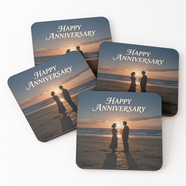 Item preview, Happy Anniversary – Tropical Beach Romance designed and sold by Nomad-Maynard.