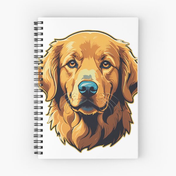 Item preview, Golden Retriever Face Portrait Neon Glow Dark Style – Golden retriever mom gift designed and sold by michallechowicz.