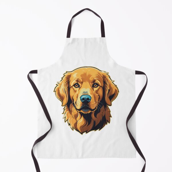 Item preview, Golden Retriever Face Portrait Neon Glow Dark Style – Golden retriever mom gift designed and sold by michallechowicz.