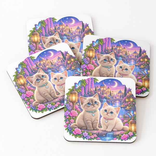 Item preview, Cute Fantasy Kittens Magical Garden designed and sold by AnjaSarahArt.
