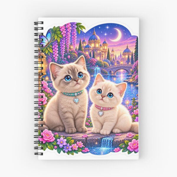 Item preview, Cute Fantasy Kittens Magical Garden designed and sold by AnjaSarahArt.